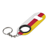 北オセチアの旗 キーホルダー栓抜き (正面アングル)