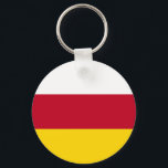 北オセチアの旗 キーホルダー<br><div class="desc">北オセチア・アラニアの愛国旗</div>