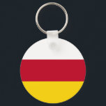 北オセチアの旗 キーホルダー<br><div class="desc">北オセチア・アラニアの愛国旗</div>