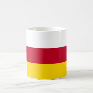 北オセチアの旗 コーヒーマグカップ