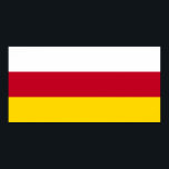 北オセチアの旗 ポスター<br><div class="desc">北オセチア・アラニアの愛国旗</div>