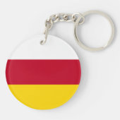 北オセチア国旗 キーホルダー (裏面)