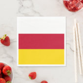 北オセチア国旗 スタンダードランチョンナプキン (インサイチュ)