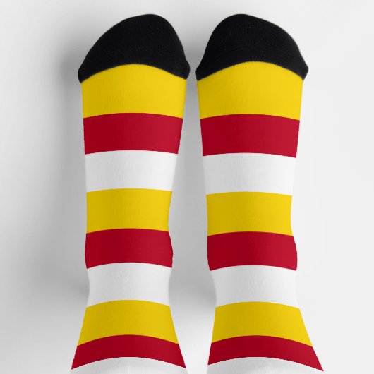 北オセチア国旗 ソックス (上部)