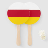 北オセチア国旗 ハンドファン (正面&裏面)