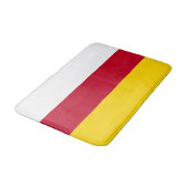 北オセチア国旗 バスマット (アングル)