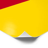 北オセチア国旗 ポスター (コーナー)