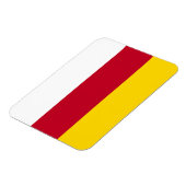 北オセチア国旗 マグネット (左側)