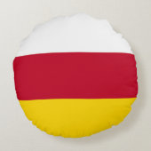 北オセチア国旗 ラウンドクッション (裏面)