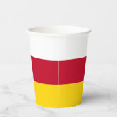 北オセチア国旗 紙コップ (右)