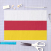 北オセチア国旗 薄葉紙 (クラフト)