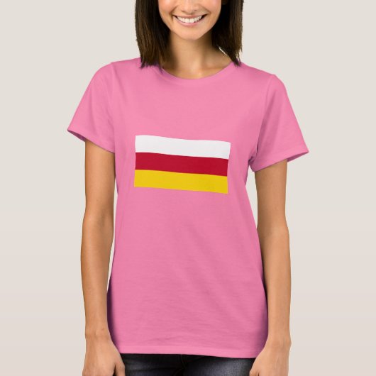 北オセチア国旗 Tシャツ (正面)