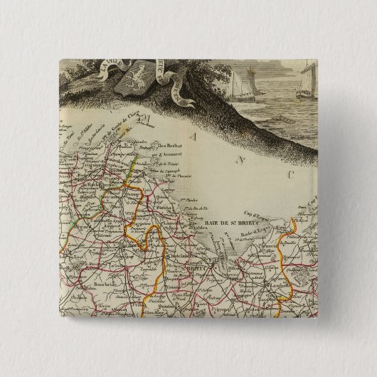 北オッズ 缶バッジ (正面)