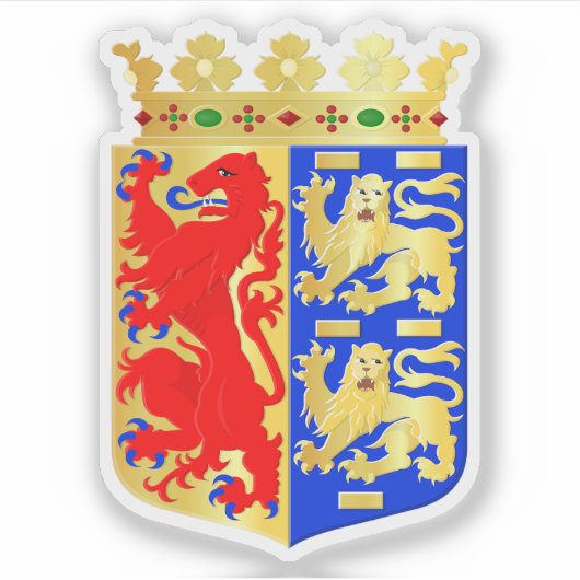 北オランダの紋章、オランダ シール (正面)