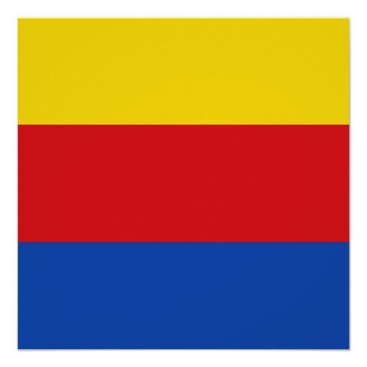 北オランダ国旗 ポスター (正面)