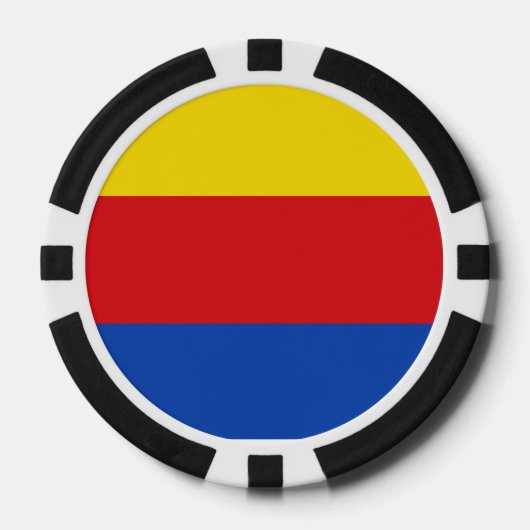 北オランダ国旗 ポーカーチップ (正面)
