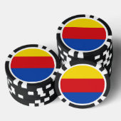 北オランダ国旗 ポーカーチップ (積み重ね)