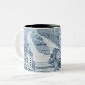 北オーロライリノイ1871川の石のリトー ツートーンマグカップ (正面左)