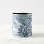 北オーロライリノイ1871川の石のリトー ツートーンマグカップ (中央)