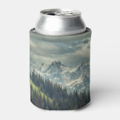 北カスケード：威厳のある山頂。 缶クーラー (缶正面)