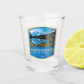 北カスケードNP (PF1) ショットグラス (正面)