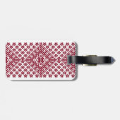 北カスタマイズ線バルト系ラトビア様式モノグラム ラゲッジタグ (裏面横)