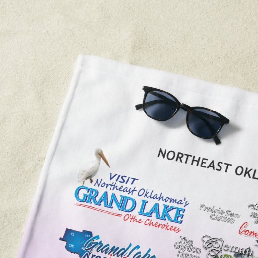 北カスタム東オクラホマアトラクションビーチタオル ビーチタオル (インサイチュ)