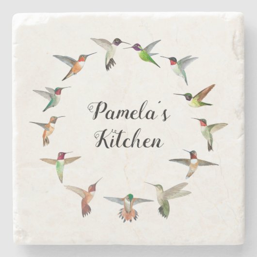 北カスタム米ハチドリ ストーンコースター (正面)