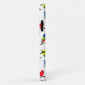 北カラフルアメリカの鳥パターンiPhoneケース Case-Mate iPhoneケース (裏面/右)