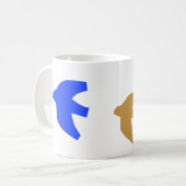 北カラフルモダン鳥コーヒーマグ コーヒーマグカップ (正面左)