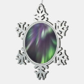 北カラフル灯 スノーフレークピューターオーナメント (右)