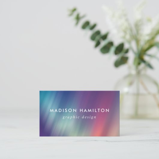 北カラフル灯 名刺 (スタンド正面)