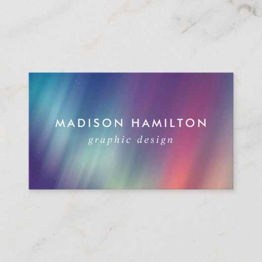 北カラフル灯 名刺 (正面)