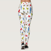 北カラフル米鳥模様 レギンス (裏面)