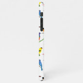 北カラフル米鳥模様 iPhoneケース (左側)