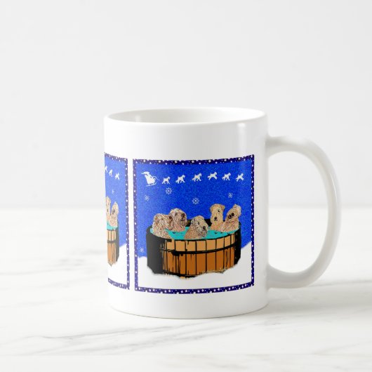 北カリフォルニアのクリスマス コーヒーマグカップ (右)