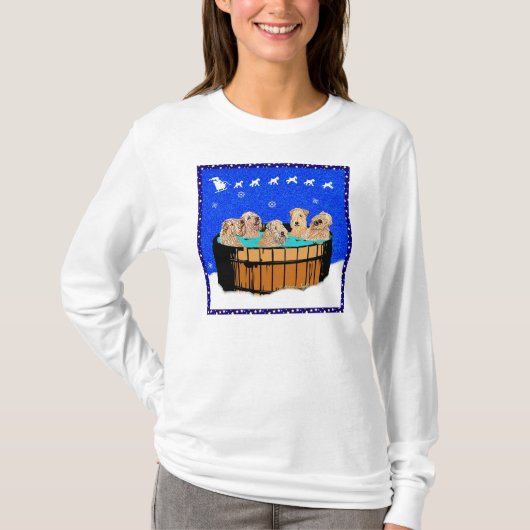 北カリフォルニアのクリスマス Tシャツ (正面)