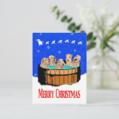 北カリフォルニアのメリークリスマス シーズンポストカード (スタンド正面)