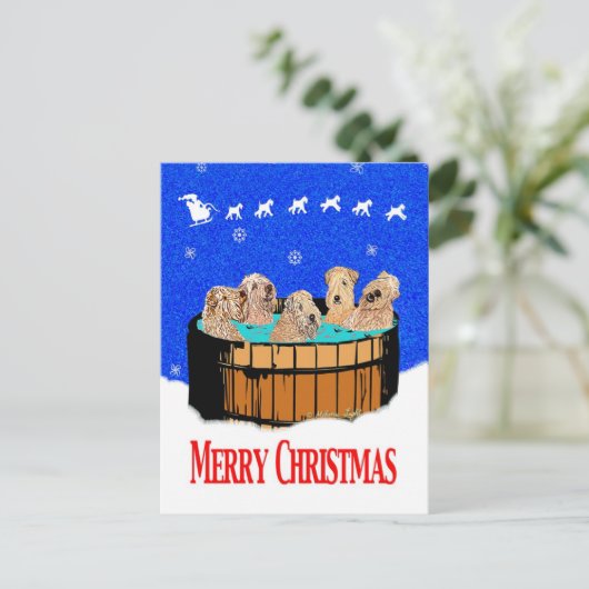 北カリフォルニアのメリークリスマス シーズンポストカード (スタンド正面)