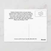 北カルドニアル ポストカード (裏面)