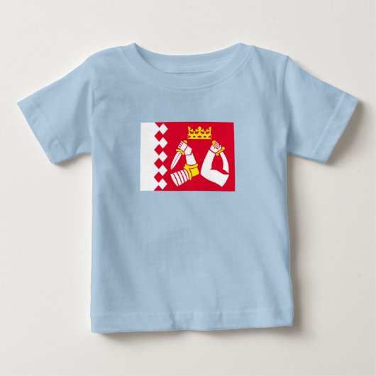 北カルヤラ旗 ベビーTシャツ (正面)