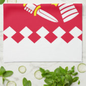 北カレリアの旗 キッチンタオル (折り畳み)