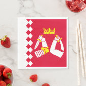 北カレリアの旗 スタンダードランチョンナプキン (インサイチュ)