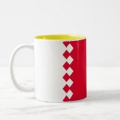 北カレリアの旗 ツートーンマグカップ (左)