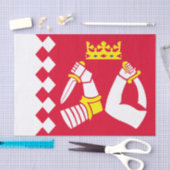 北カレリアの旗 薄葉紙 (クラフト)