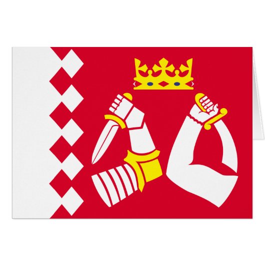 北カレリア国旗 (正面横)