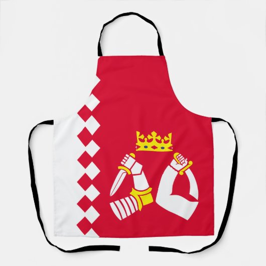 北カレリア国旗 エプロン (正面)