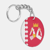 北カレリア国旗 キーホルダー (正面左)