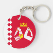 北カレリア国旗 キーホルダー (裏面)