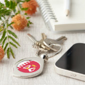 北カレリア国旗 キーホルダー (側面)